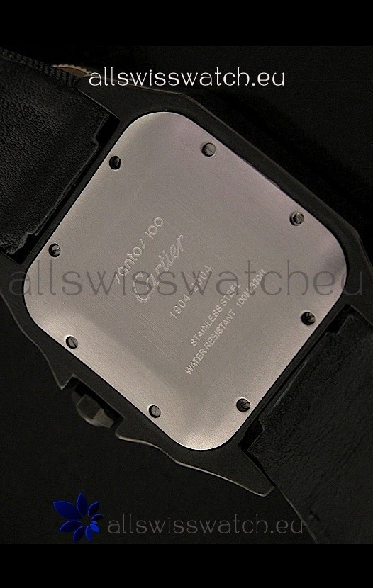 IMG_9081 Cartier Santosin Black Dial Replica 6