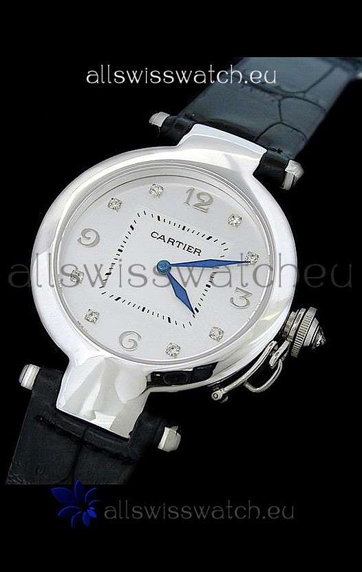 IMG_9081 Cartier Pasha de Automatic in White Dial Replica 6