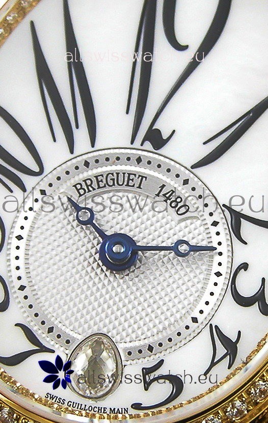 IMG_9081 Breguet Reine De Naples Ladies 1:1 18K Yellow Gold Replica 6