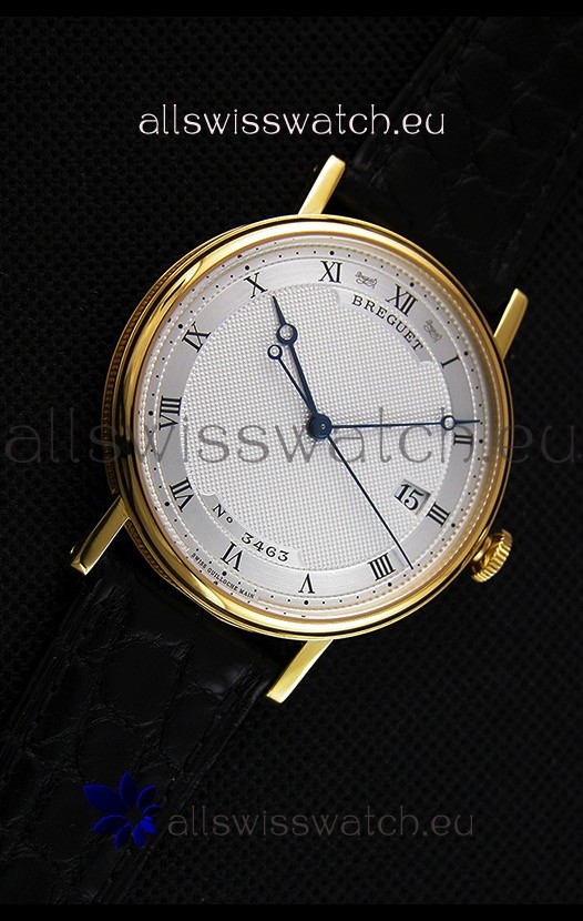 IMG_9081 Breguet Classique 5177BA/15/9V6 Yellow Gold with Roman Hour Markers Replica 6