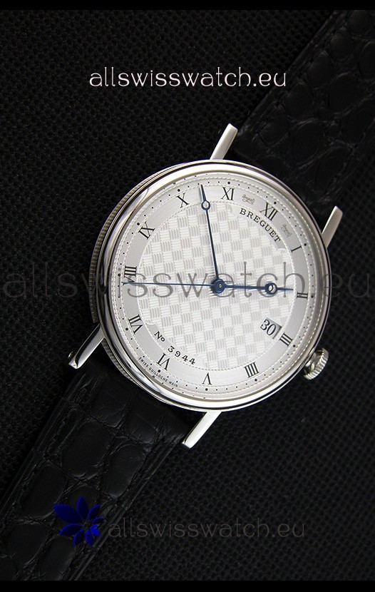 Breguet Classique 5177BB/12/9V6 Stainless Steel with Roman Hour Markers Replica 6