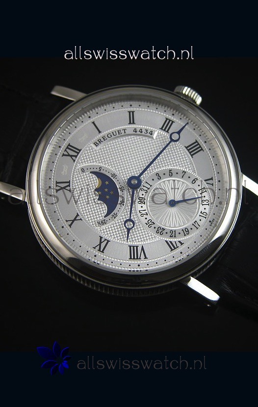Breguet Classique Moonphase Stainless Steel Replica 6