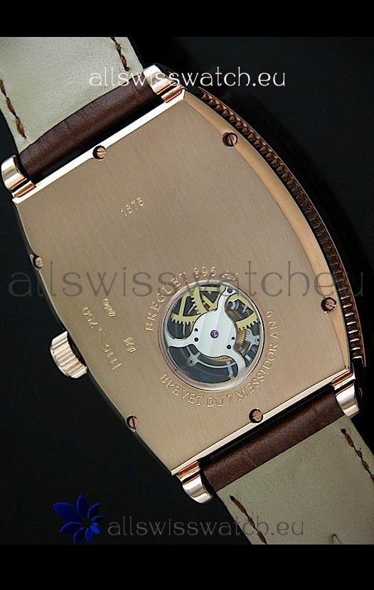 Breguet 986 AI in Silver & Golden Dial Replica 6