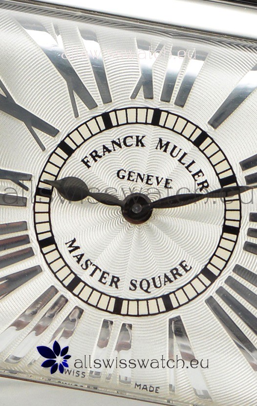 IMG_9081 Franck Muller Master Square Ladies Black Strap 1:1 Mirror Replica 6