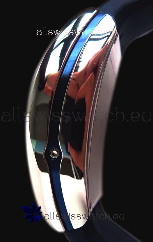 IMG_9081 Franck Muller Vanguard Chronograph 904L Steel Blue Dial Replica 6