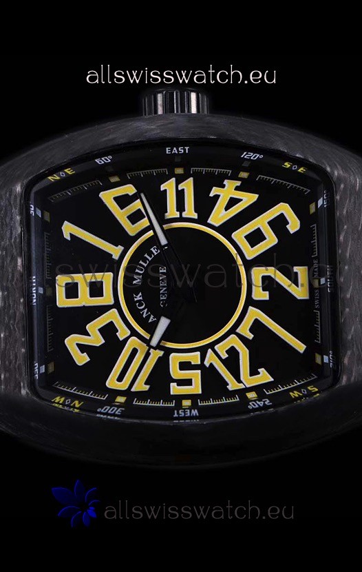 IMG_9081 Franck Muller Vanguard Carbon Casing Black Indexes Replica 6