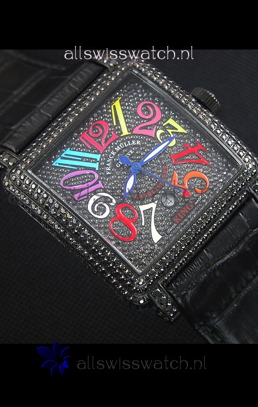 IMG_9081 Franck Muller Conquistador King Automatic Crazy ColorsPVD Case Replica 6