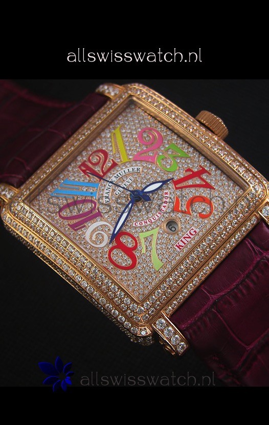 IMG_9081 Franck Muller Conquistador King Automatic Crazy Colors Replica 6