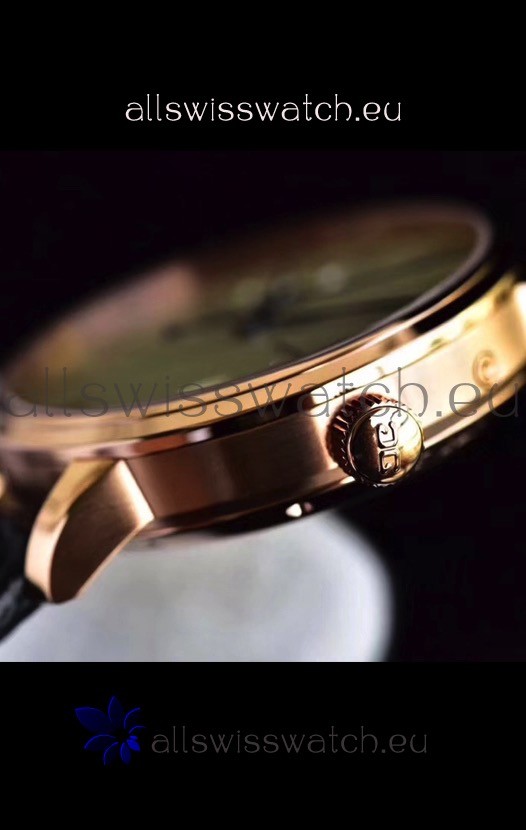 IMG_9081 Glashuette Senator Excellence Panorama Date Moon Phase Pink Gold Replica 6