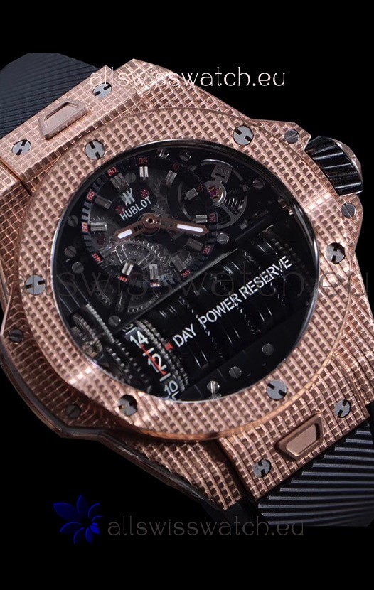 IMG_9081 Hublot Big Bang MP-11 Power Reserve 3D Gold Carbon Replica 6