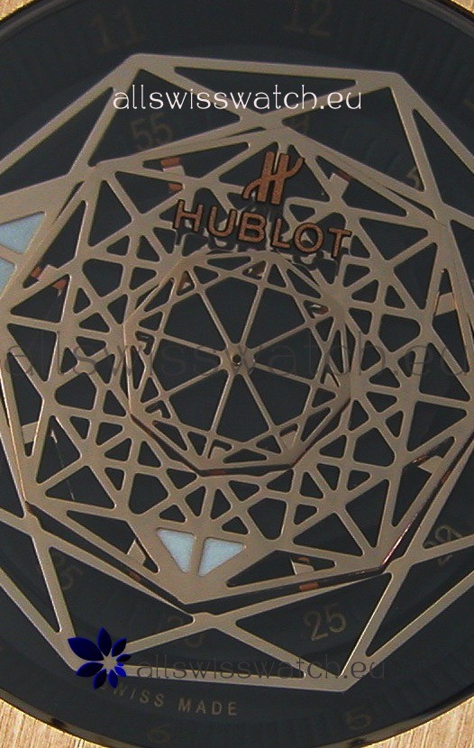 IMG_9081 Hublot Big Bang Sang Bleu 45MM Rose Gold Replica 6