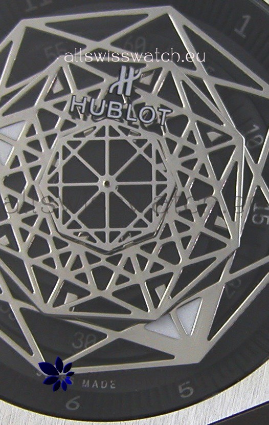 IMG_9081 Hublot Big Bang Sang Bleu 45MM Stainless Steel Replica 6