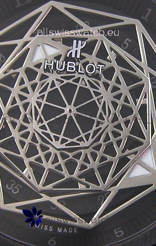 IMG_9081 Hublot Big Bang Sang Bleu 45MM Black PVD Coated Replica 6
