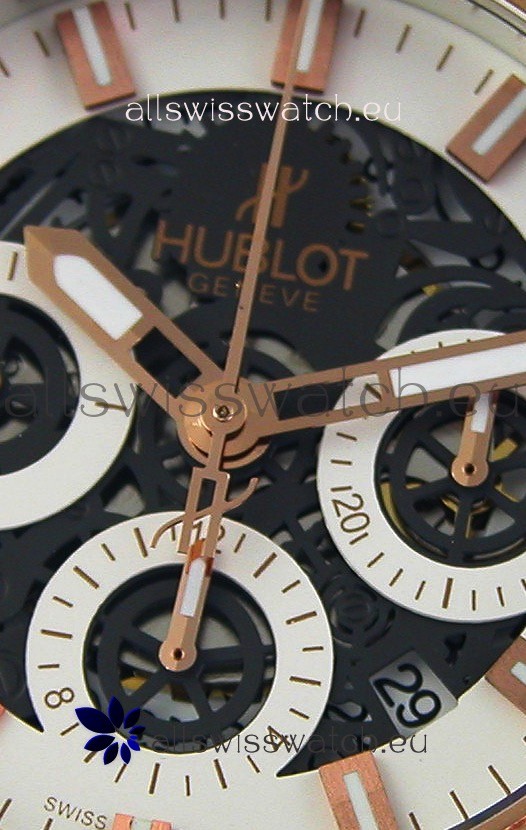 Hublot Big Bang Diamonds Bezel in Pink Gold Case Replica 6