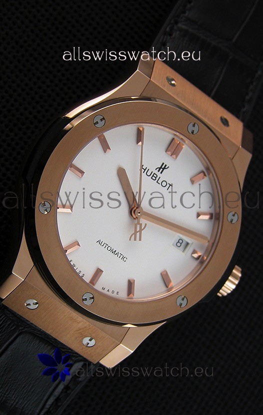 IMG_9081 Hublot Classic Fusion King Gold Opalin- 1:1 Mirror Replica 6