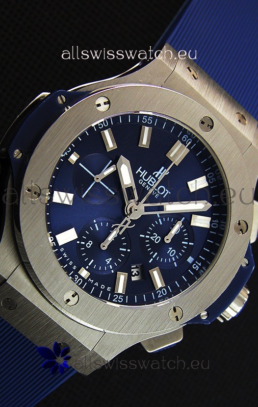 IMG_9081 Hublot Big Bang Steel Blue1:1 Mirror Replica 6