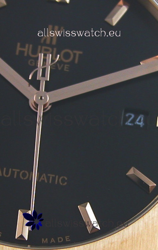 IMG_9081 Hublot Classic Fusion Ceramic King Gold Black Dial- 1:1 Mirror Replica 6