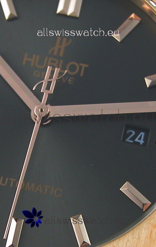 IMG_9081 Hublot Classic Fusion Ceramic King Gold Grey Dial- 1:1 Mirror Replica 6