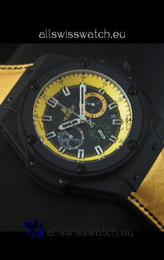 IMG_9081 Hublot Big Bang Yellow Skeleton Quartz 45MM Replica 6