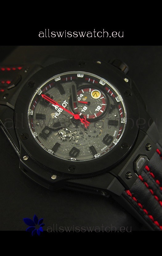 IMG_9081 Hublot Big Bang Ferrari Quartz Movement in PVD Case Replica 6