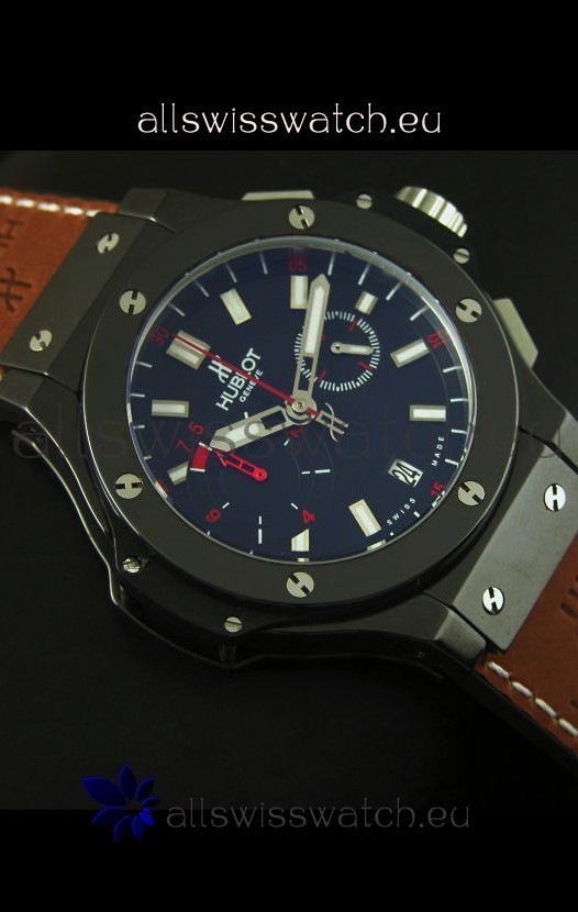 IMG_9081 Hublot Big Bang Stainless Ceramic Case/Bezel Quartz 45MM Replica 6