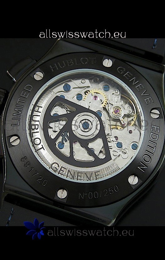IMG_9081 Hublot Big Bang Classic Fusion PVD in Blue Strap Replica 6