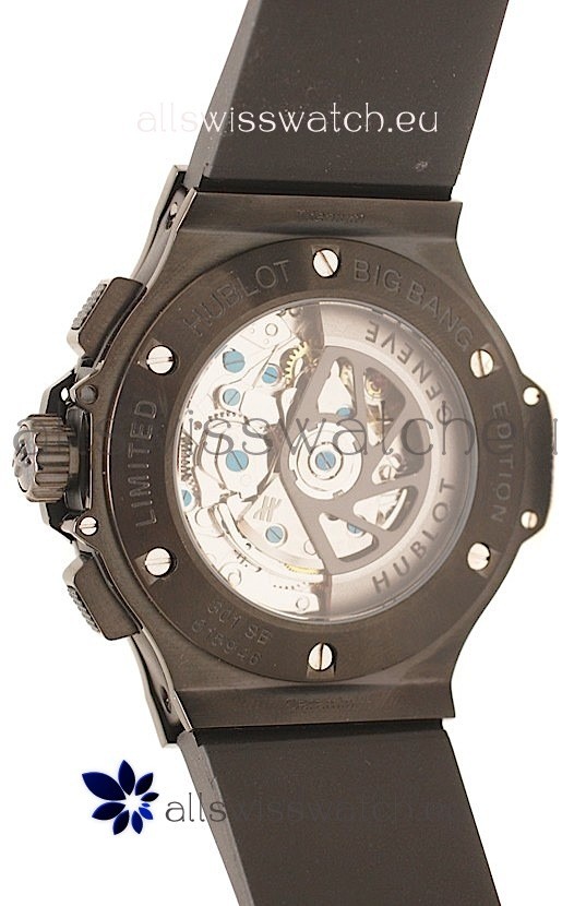 IMG_9081 The Limited Edition Hublot Selfridges X Big Bang Chronograph 100th Anniversary Ceramic - 1:1 Mirror Replica 6