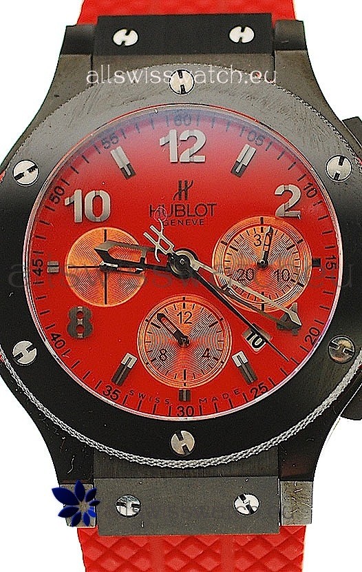 Hublot Big Bang in Red Dial Ceramic Bezel Replica 6