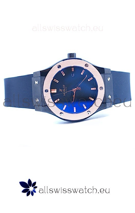 IMG_9081 Hublot Classic Fusion Rose Gold Double Plated Bezel Replica 6