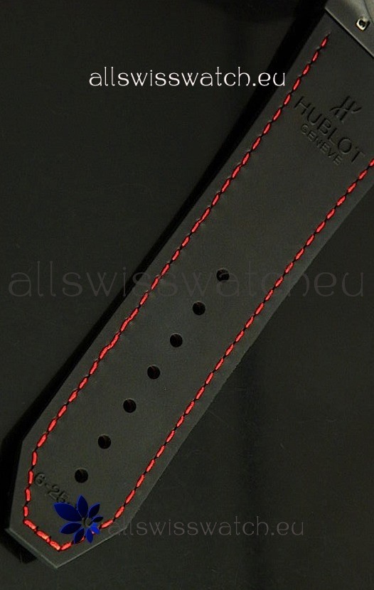 Hublot Big Bang Classic Fusion Ceramic Case in Red Strap Replica 6