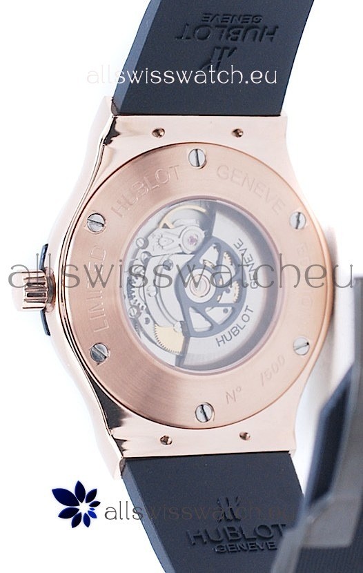 IMG_9081 Hublot Classic Fusion Rose Gold Carbon Dial Replica 6