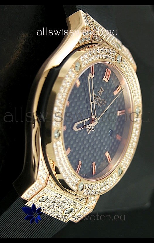IMG_9081 Hublot Big Bang Classic Fusion in Diamonds Embedded Case Replica 6