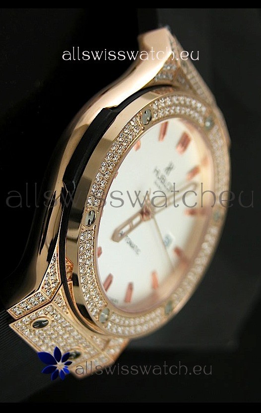 IMG_9081 Hublot Big Bang Classic Fusion in Diamonds Embedded Case Replica 6