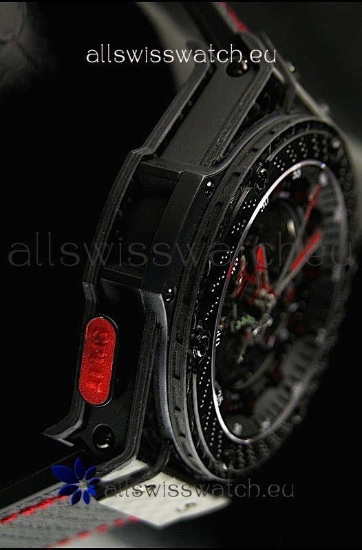 IMG_9081 Hublot Big Bang Ayrton Senna Full Carbon Casing Replica 6