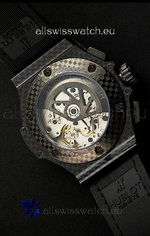 IMG_9081 Hublotin Black Fibre Carbon Dial Replica 6