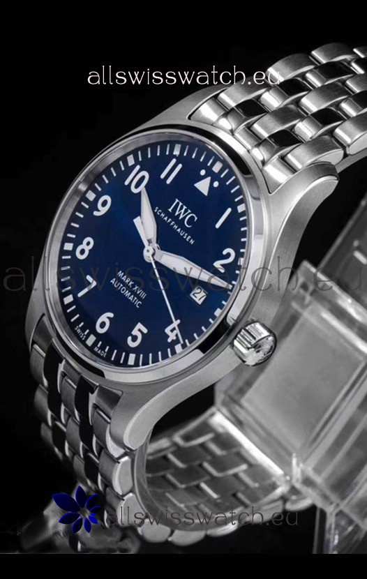 IMG_9081 IWC MARK XVIII Le Petit Prince Edition in 904L Steel Blue Dial 40MM - 1:1 Mirror Replica 6