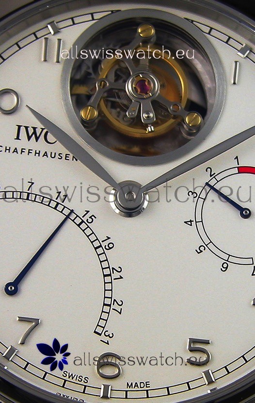 IMG_9081 IWC Portugieser Tourbillon Mystere Retrograde IW504601 White Dial UPDATED 2019 Version Replica 6