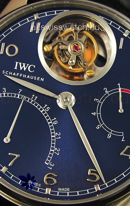 IMG_9081 IWC Portugieser Tourbillon Mystere Retrograde Blue Dial UPDATED 2019 Version Replica 6