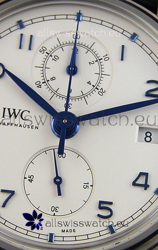 IMG_9081 IWC Portugieser Chronograph Classic IW390302 White Dial Replica 6