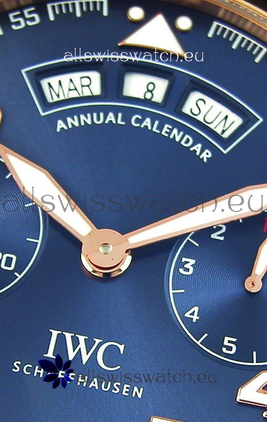 IMG_9081 IWC Big Pilot Annual Calender Steel Blue Dial 1:1 Mirror Replica 6