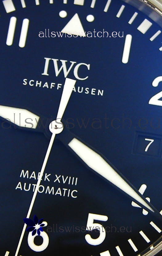 IMG_9081 IWC Pilot's MARK XVIII IW327009 Black Dial1:1 Mirror Edition Replica 6
