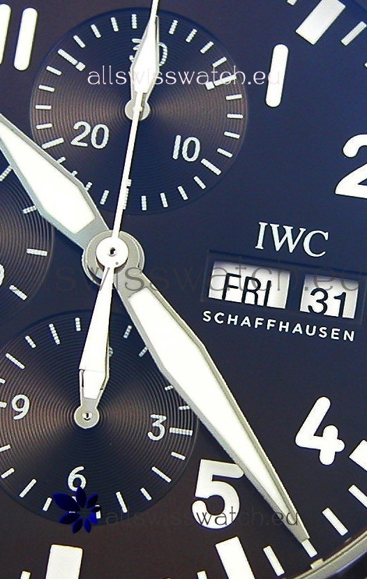 IMG_9081 IWC Pilot's Chronograph IW377713 Antoine De Saint Exupéry1:1 Mirror Replica 6