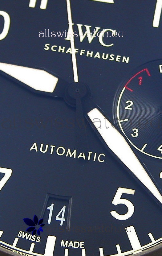 IMG_9081 IWC Big Pilot's IW501004 Heritage Titanium - Functional Power Reserve 1:1 Mirror Replica 6