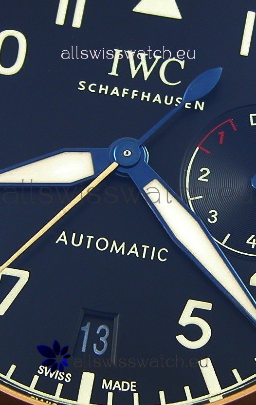 IMG_9081 IWC Big Pilot's IW501005 Heritage- Functional Power Reserve 1:1 Mirror Replica 6