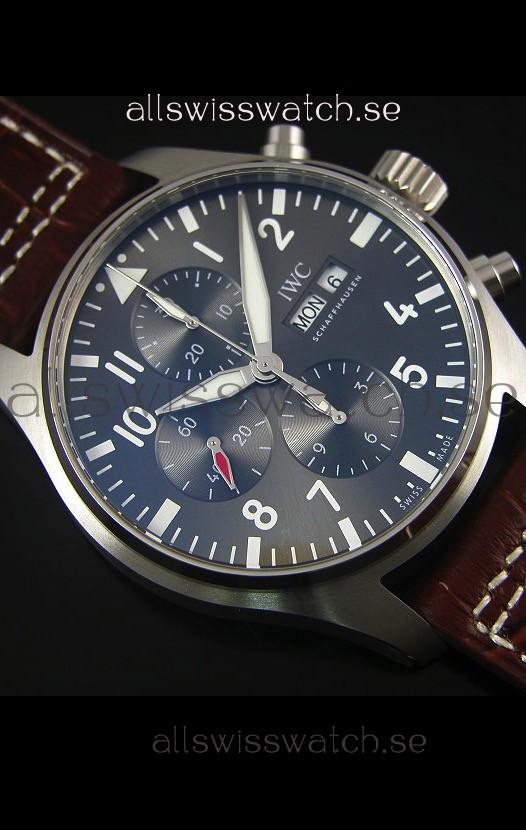 IMG_9081 IWC IW377719 Pilot's Chronograph Spitfire 1:1 Mirror Updated Version Replica 6