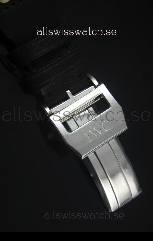 IWC Big Pilot IW500901 - Functional Power Reserve Brown Strap Black Dial 1:1 Mirror Replica 6