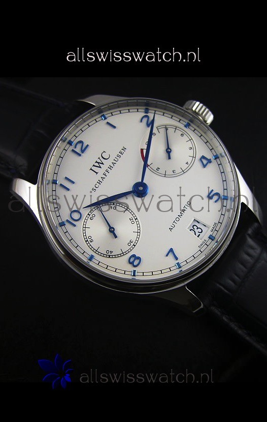 IMG_9081 IWC Portugieser IW500705 Automatic in White Dial - Updated 1:1 Mirror Replica 6