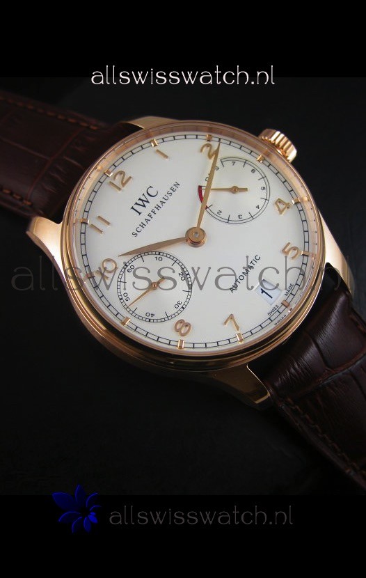 IMG_9081 IWC Portugieser IW500701 Automatic in White Dial - Updated 1:1 Mirror Replica 6