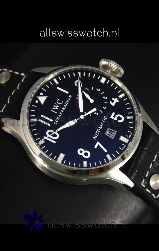 IMG_9081 IWC Big Pilot Steel in Black Dial - Updated Case Version Replica 6