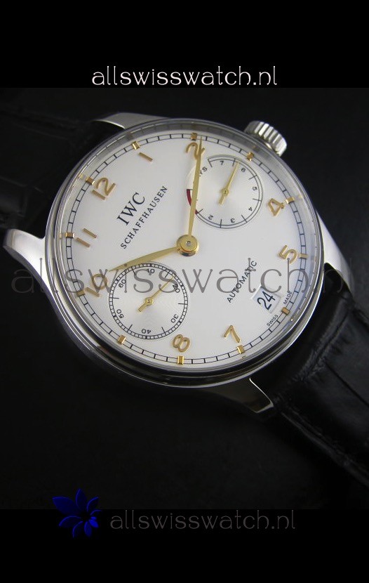 IMG_9081 IWC Portugieser IW500704 Automatic in White Dial - Updated 1:1 Mirror Replica 6